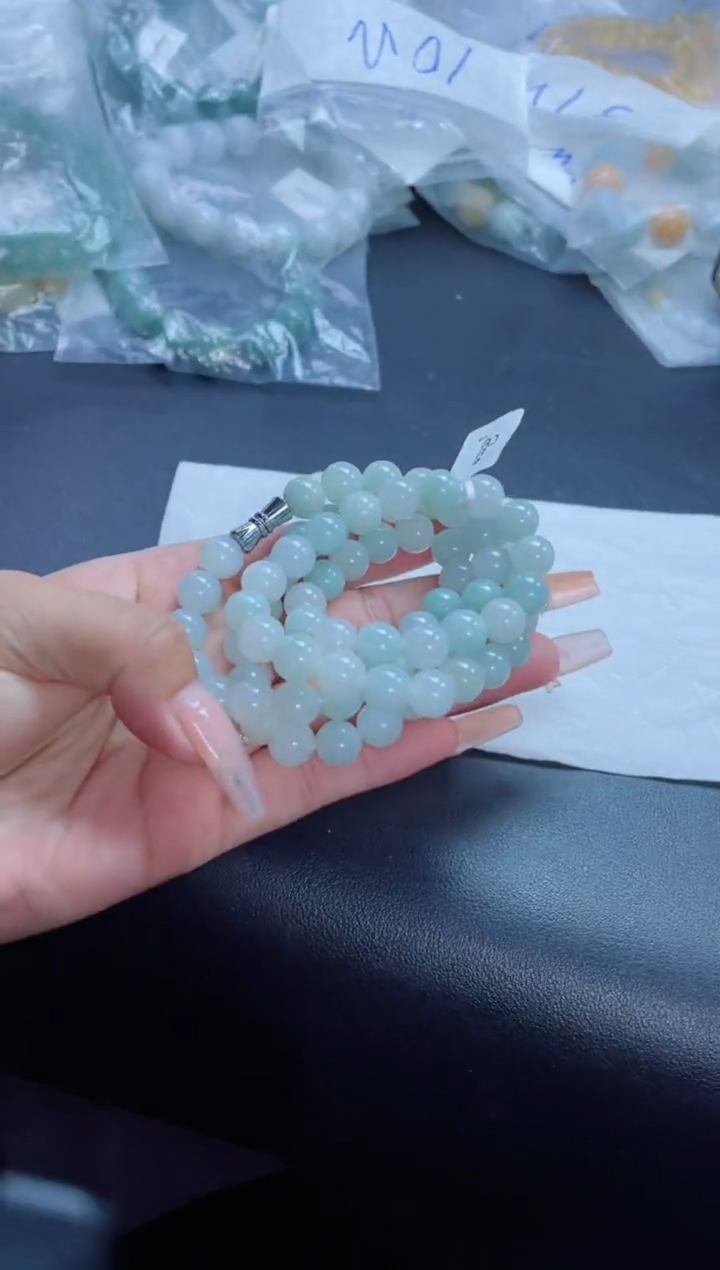 定制翡翠未镶嵌珠串