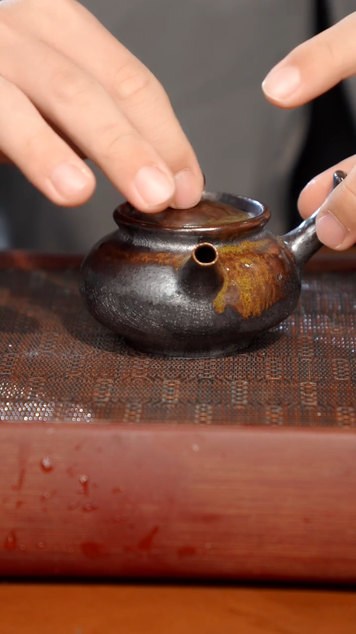 陶瓷奢瓷/瑞寅柴烧茶器（壶）1074微瑕