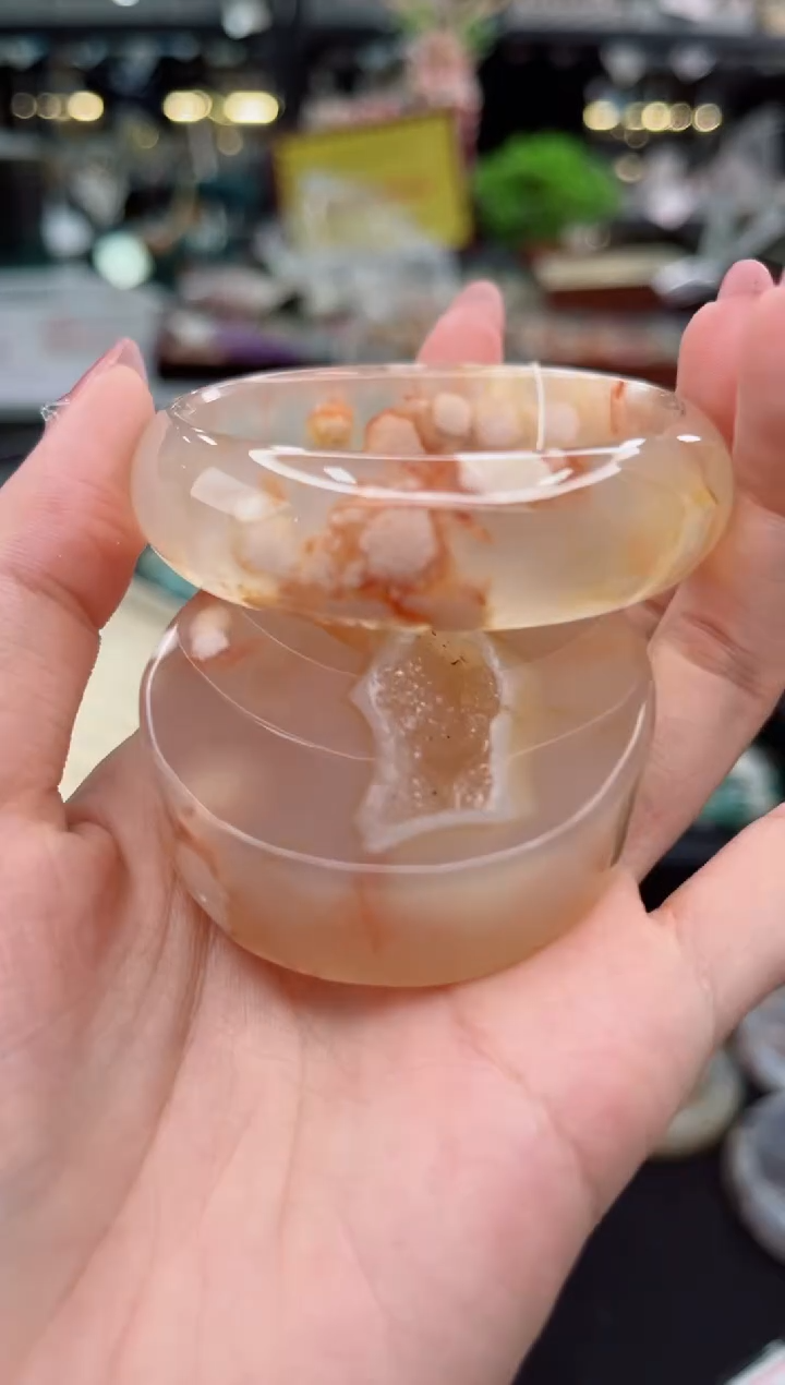 【闪购商品】石英质玉手镯未镶嵌50圈口（赠品镯心）6422000