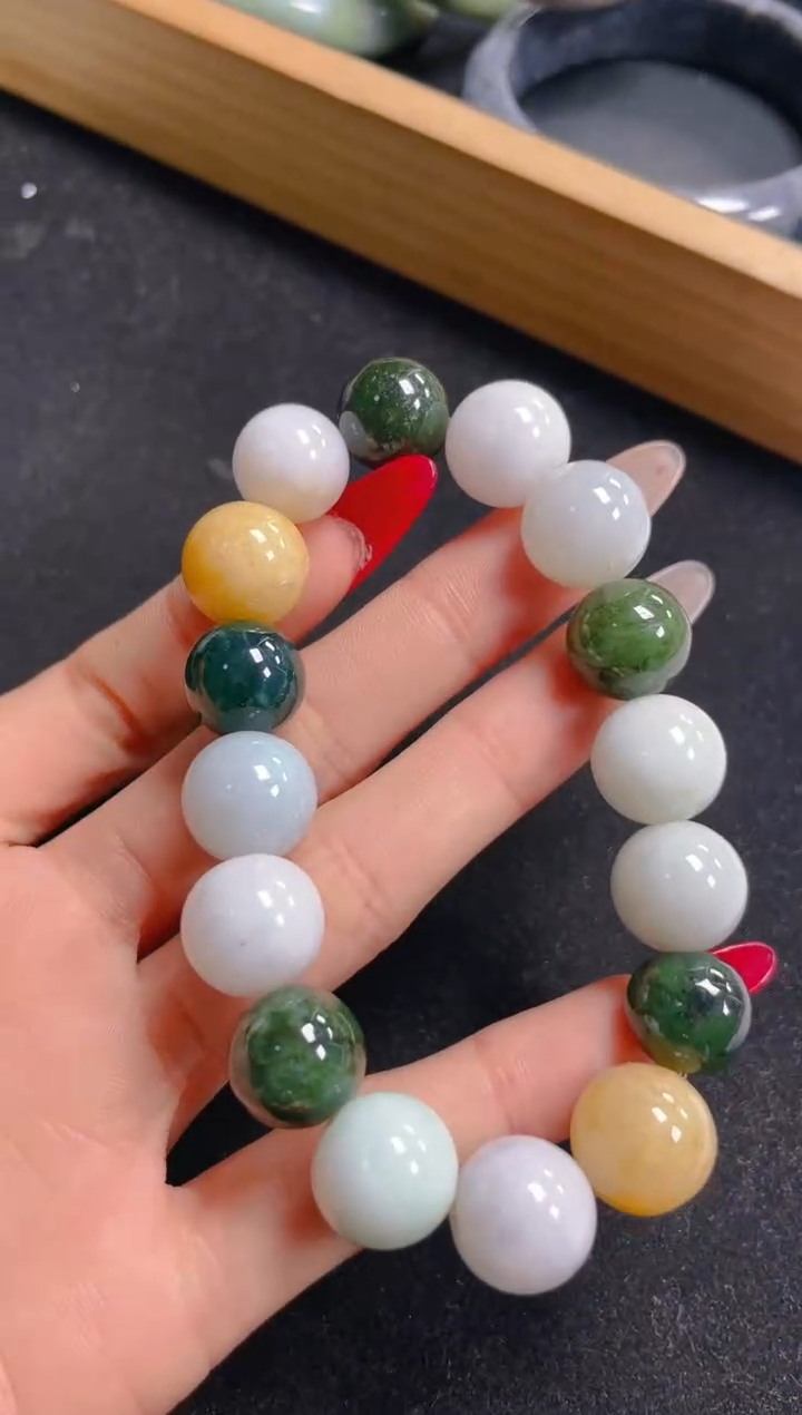 【闪购商品】翡翠颈饰未镶嵌13MM/J/翡翠A货一图一物