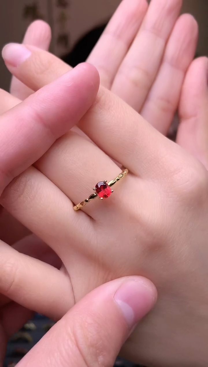 【闪购商品】蓝宝石戒指银S925镶嵌戒指