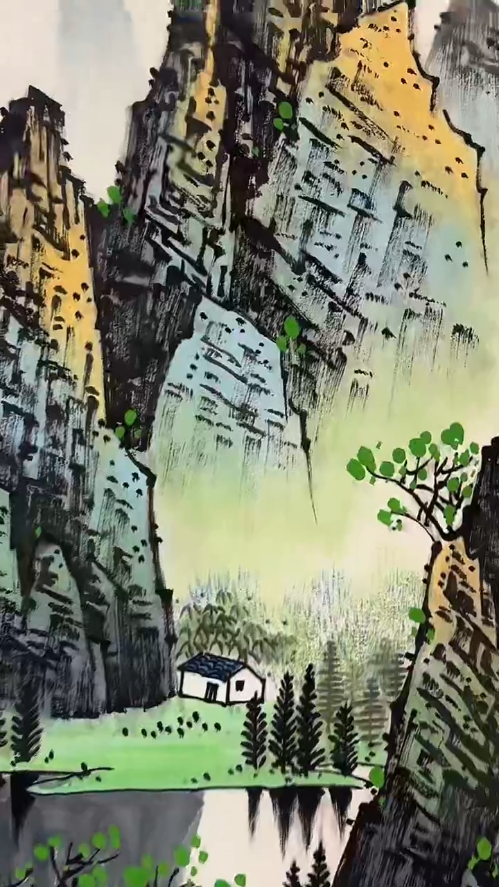 国画王炳杰手绘绘画作品3-3