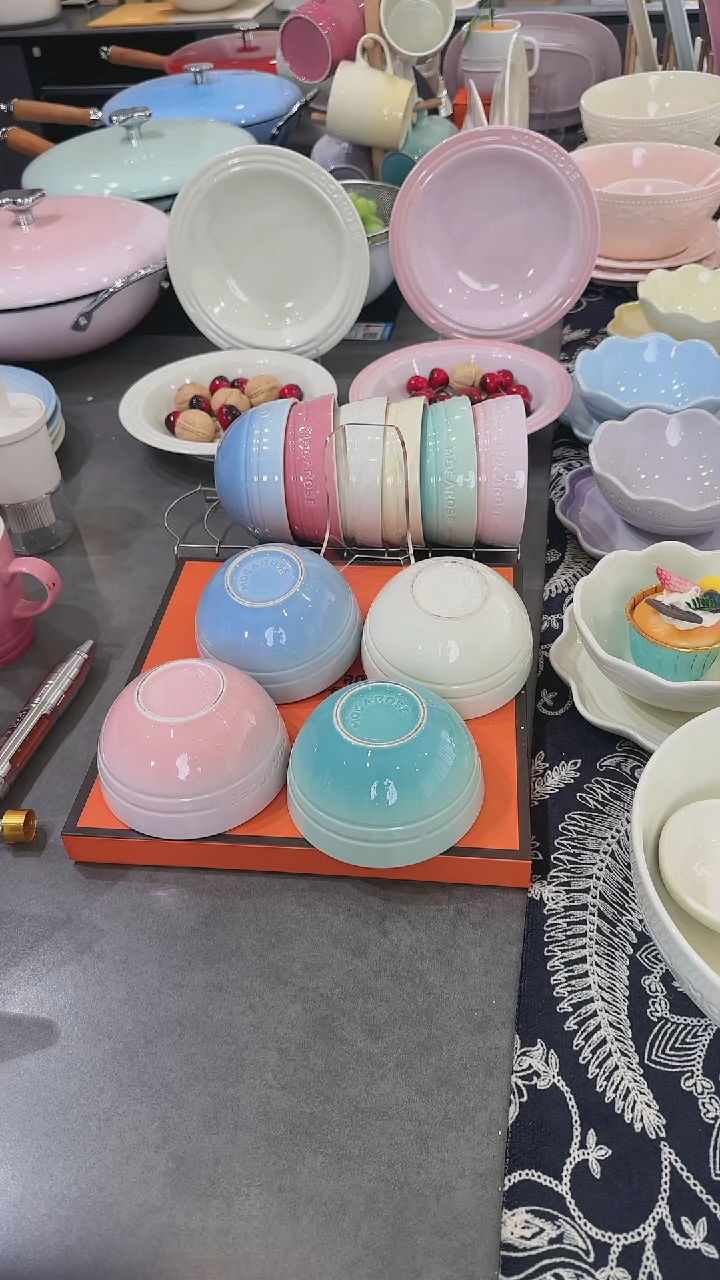 【闪购商品】瓷四色米饭碗