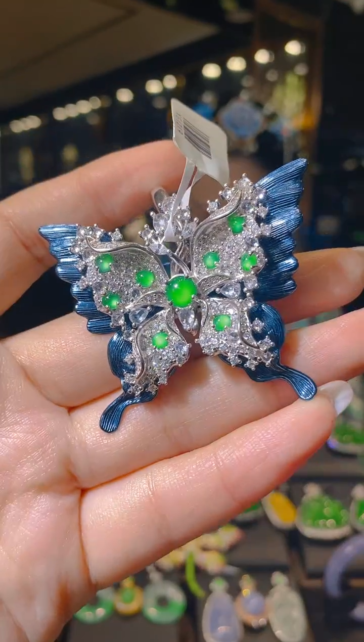 【闪购商品】翡翠戒指银S925镶嵌078     （多样性发货）