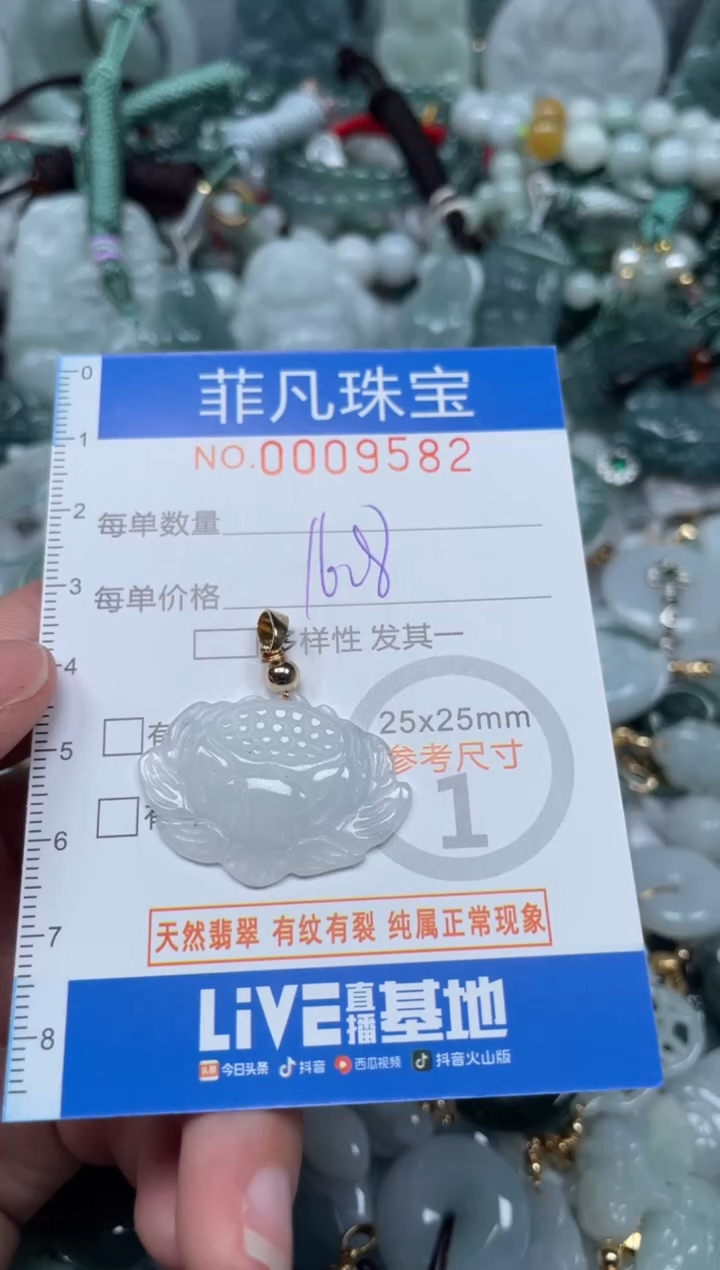 【闪购商品】翡翠颈饰未镶嵌00..9582