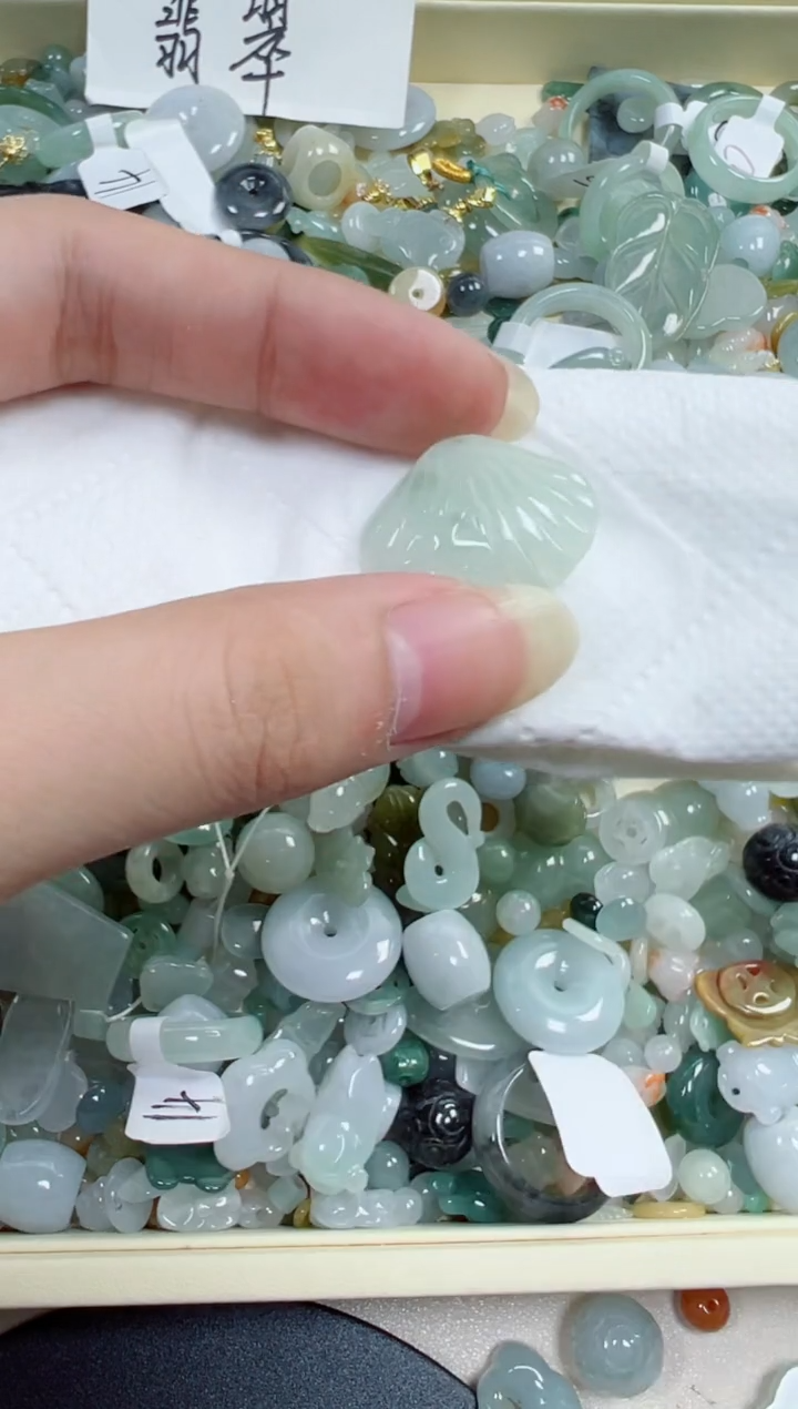 翡翠裸石297号链接，A货翡翠