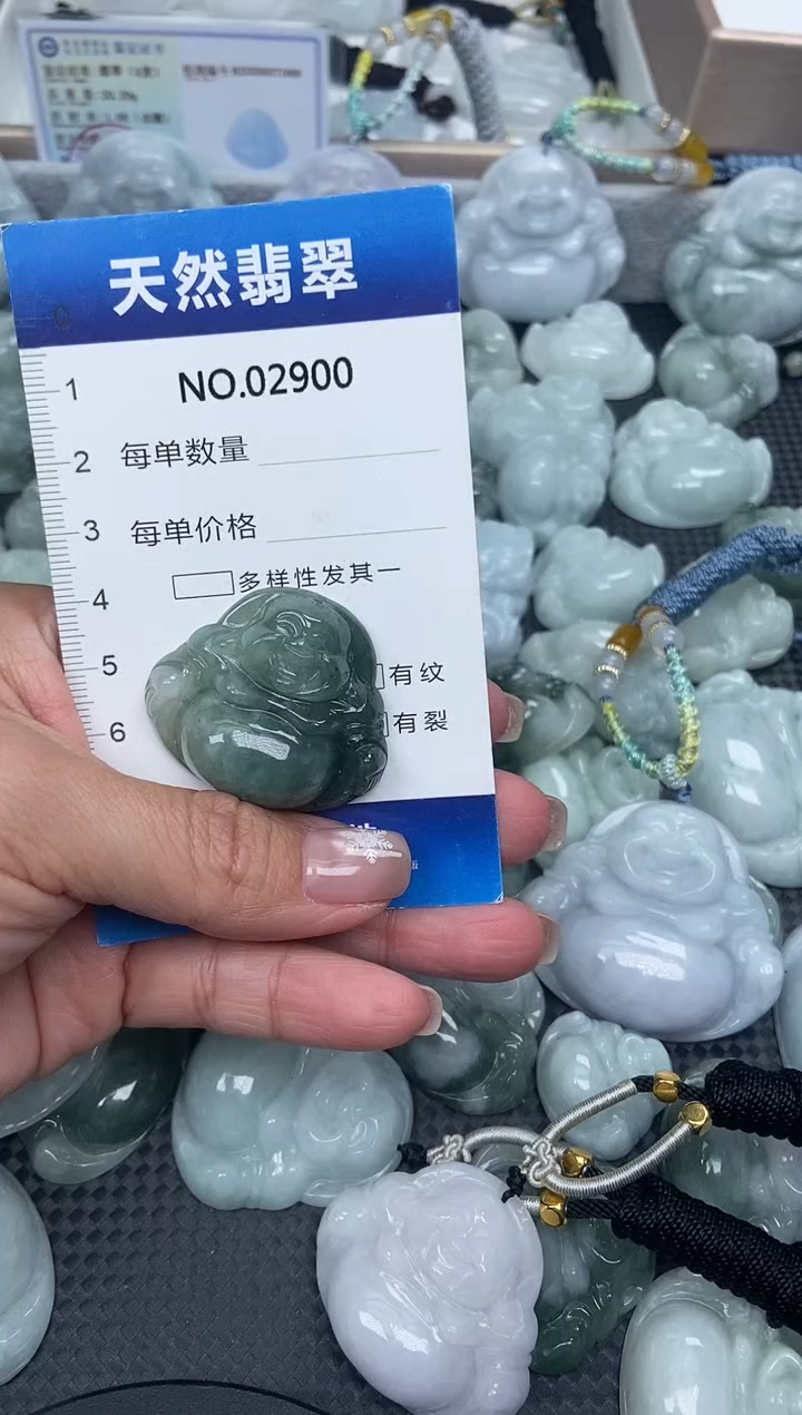颈饰未镶嵌翡翠纯天然A货缅翡2900