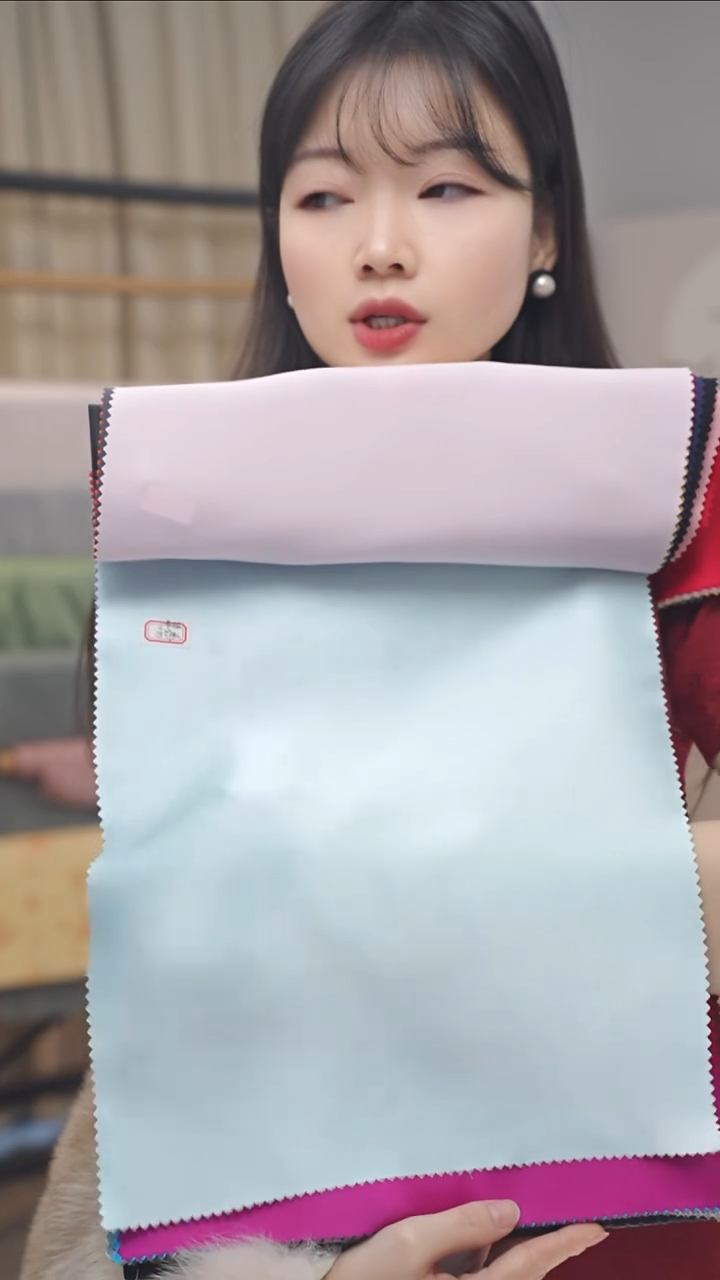 琳*30姆米重磅真丝湖蓝色28#2米