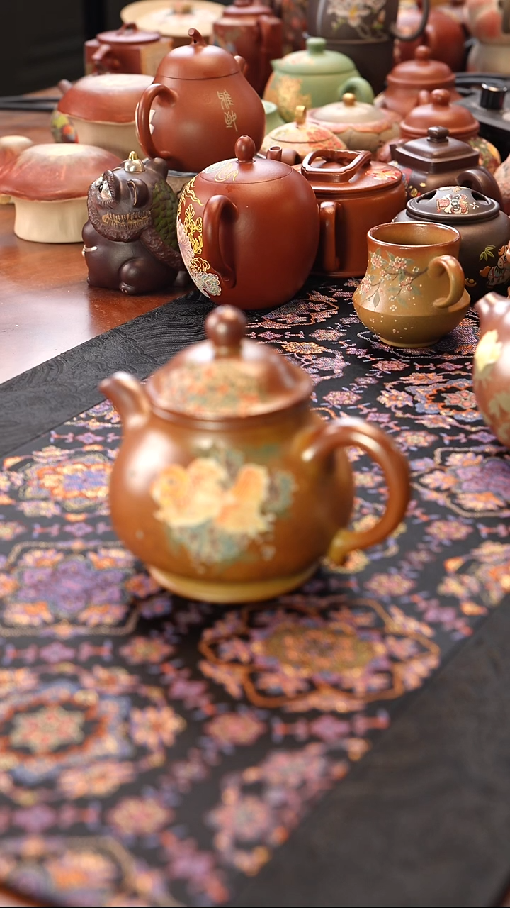 茶壶紫砂柴烧潘壶