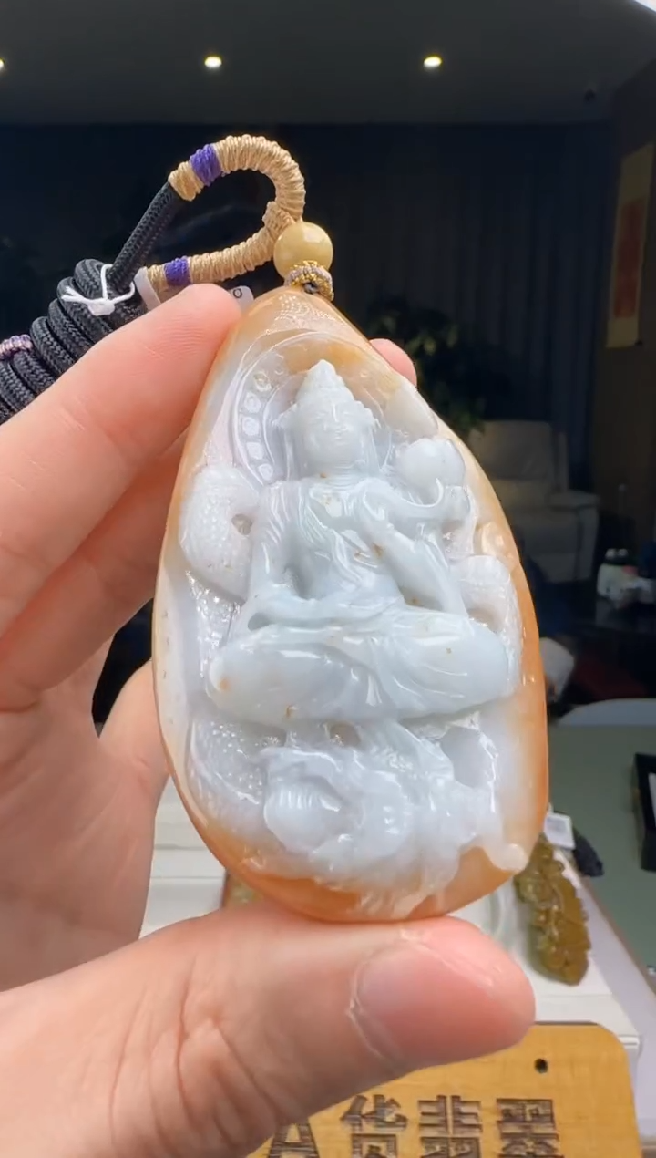 【闪购商品】翡翠吊坠(不含链)未镶嵌DY@@960Q7J03128