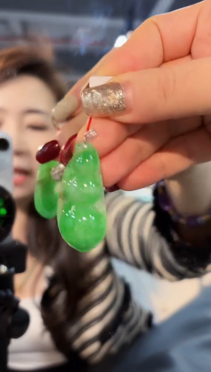 【闪购商品】翡翠颈饰18K金镶嵌缅料A货/支持复检/一件