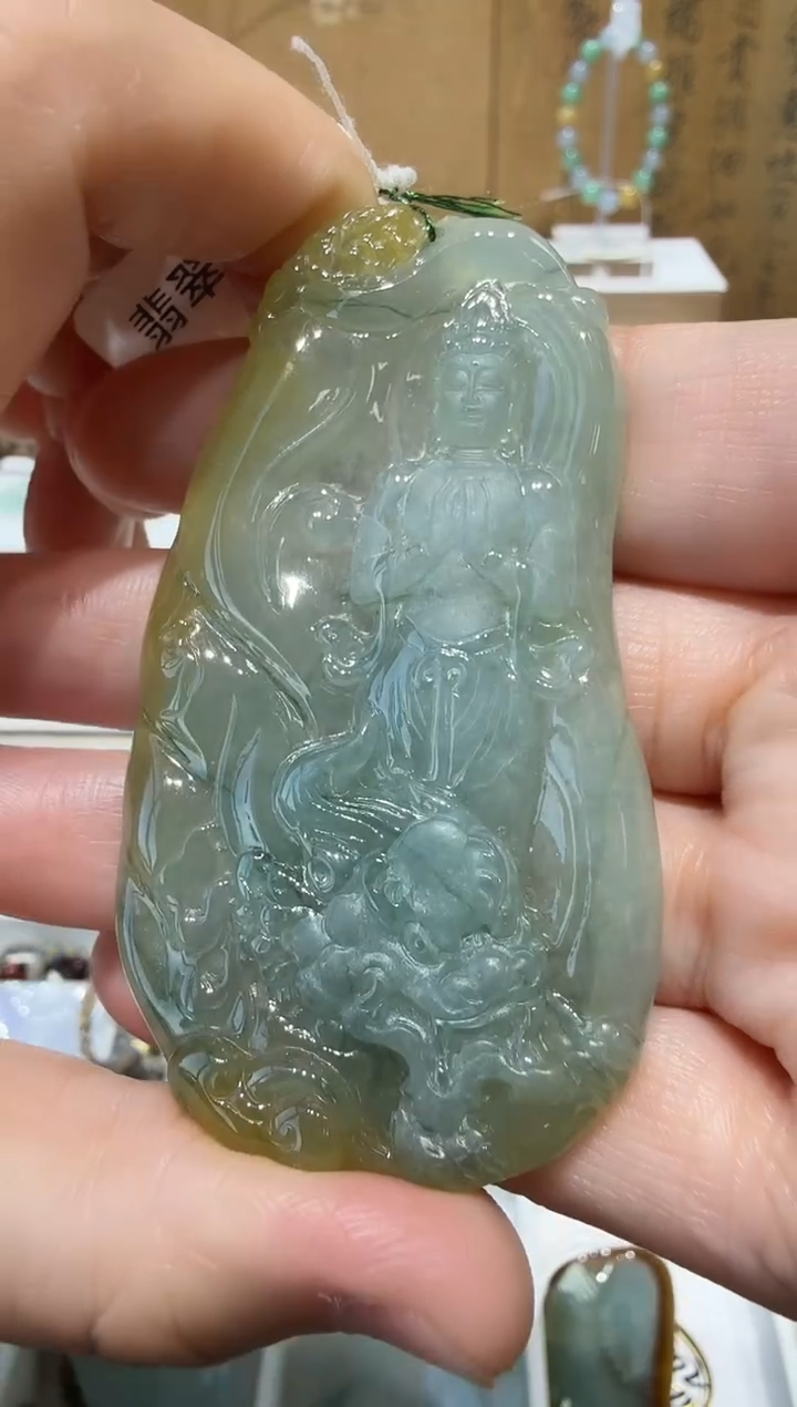 未镶嵌挂件翡翠A货翡翠多样性孤品