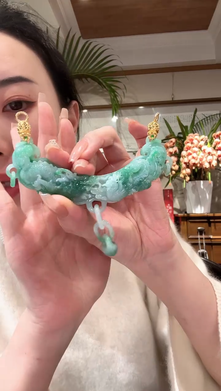 【闪购商品】翡翠颈饰未镶嵌国风