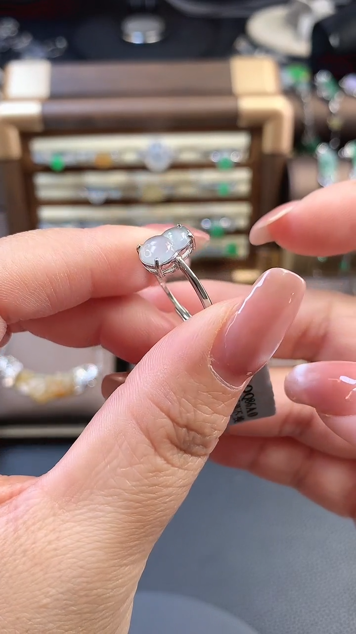 颈饰银S925镶嵌翡翠17328