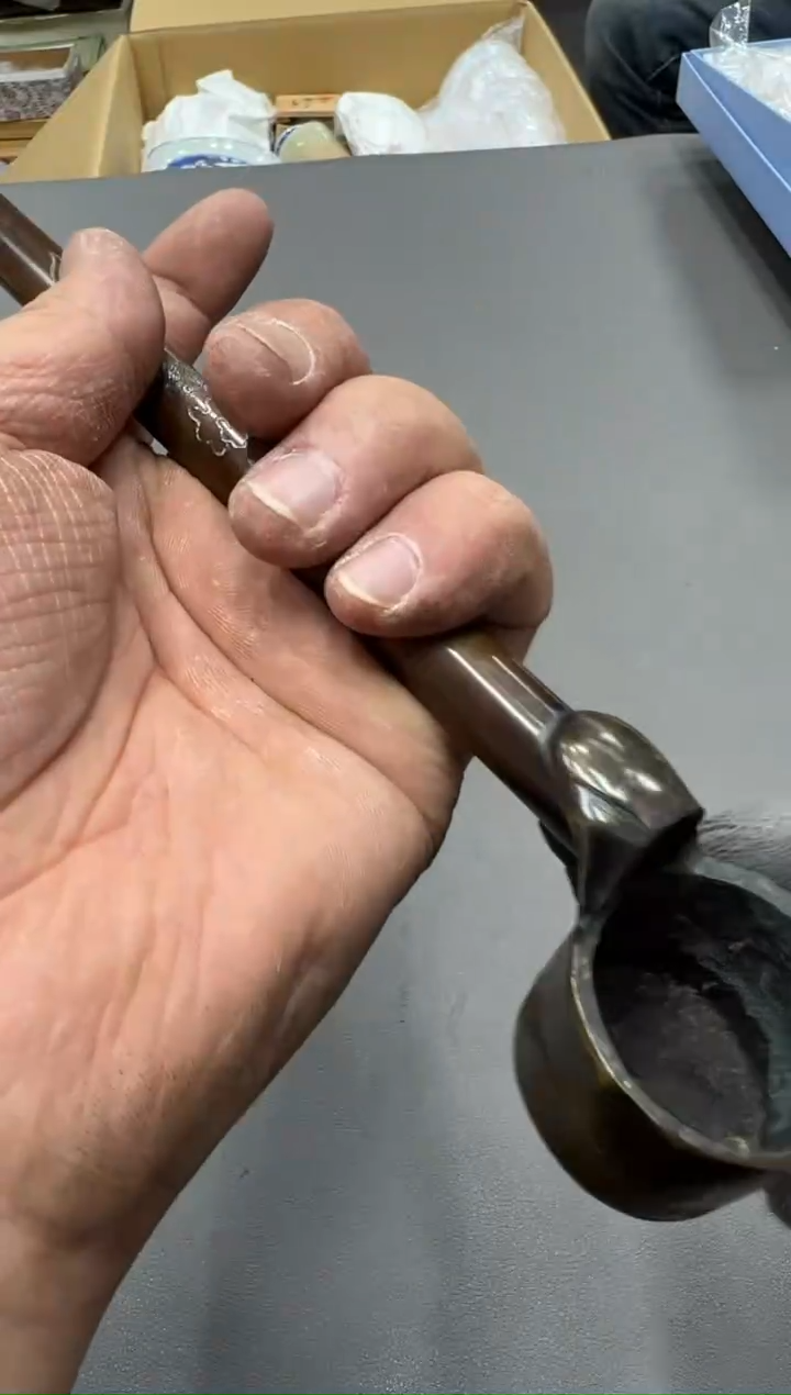 铜小*山工艺品小四孤品收藏