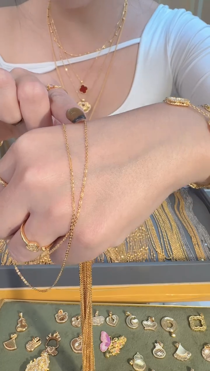 福利45cm固定闪o链1.08g（多样性发货）