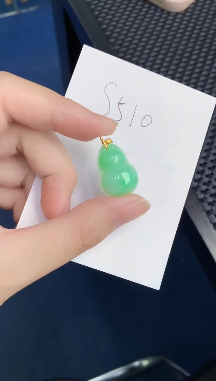 【闪购商品】翡翠颈饰18K金镶嵌000000000