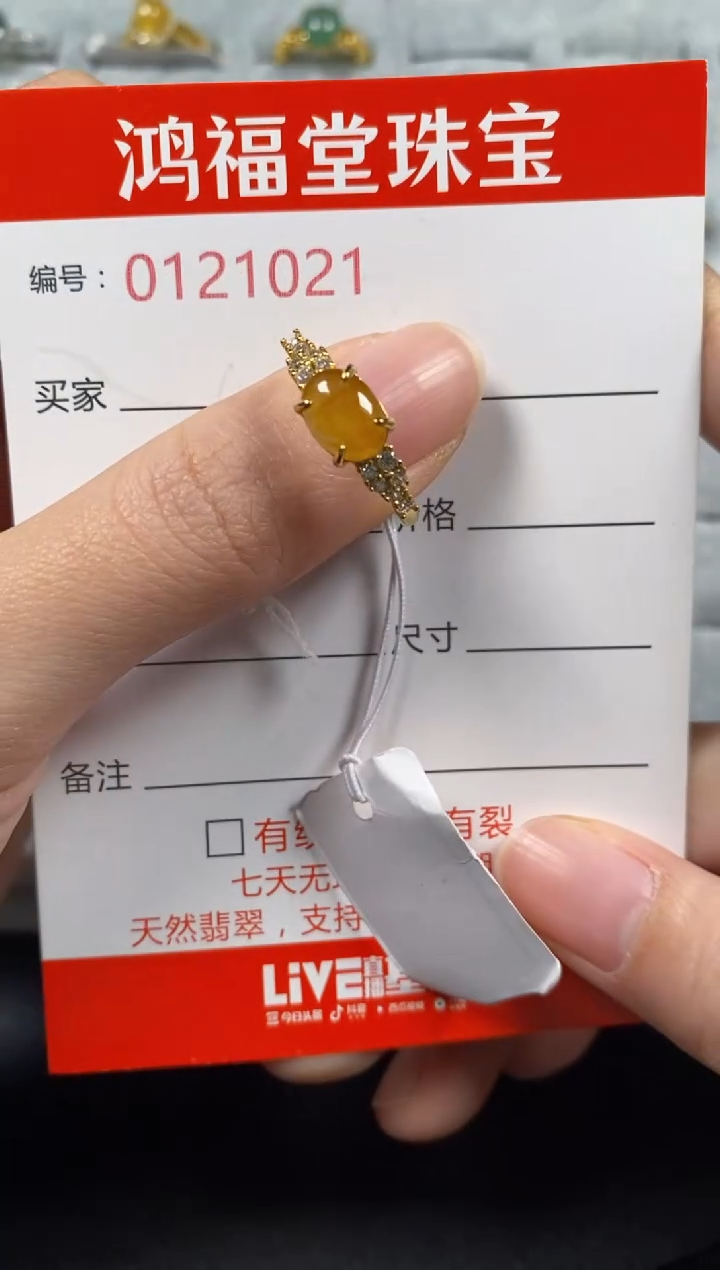 银S925镶嵌戒指翡翠1021