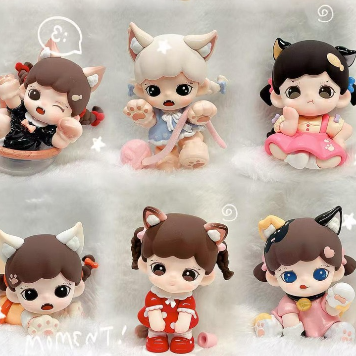 【Zoraa猫颜社】妹宝喵呜猫颜社mini系列盲盒公仔潮玩手办摆件礼物
