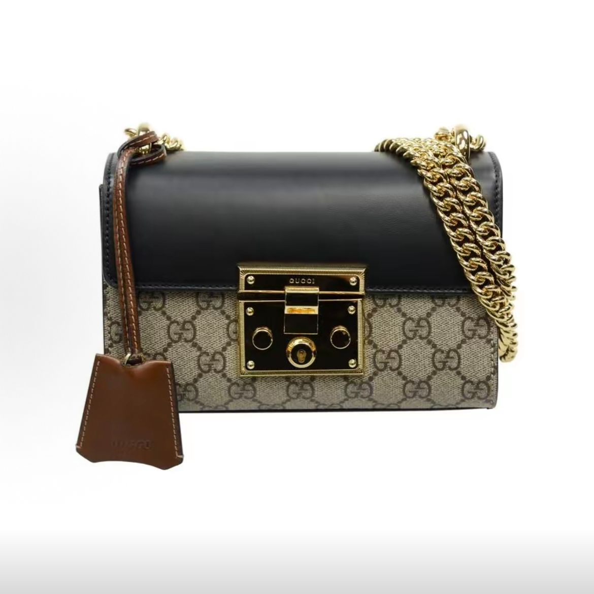 95新 GUCCI/古驰 月光宝盒 老花 黑盖-G3230