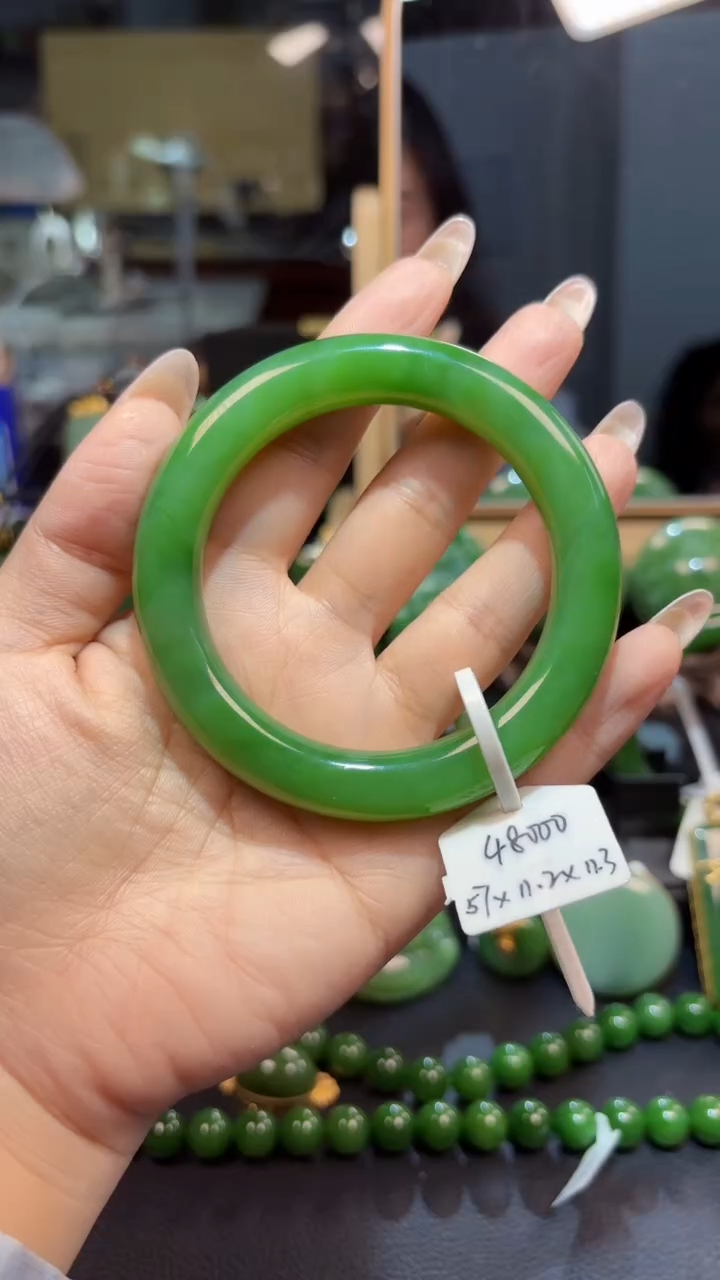 【闪购商品】和田玉（碧玉）手镯未镶嵌1