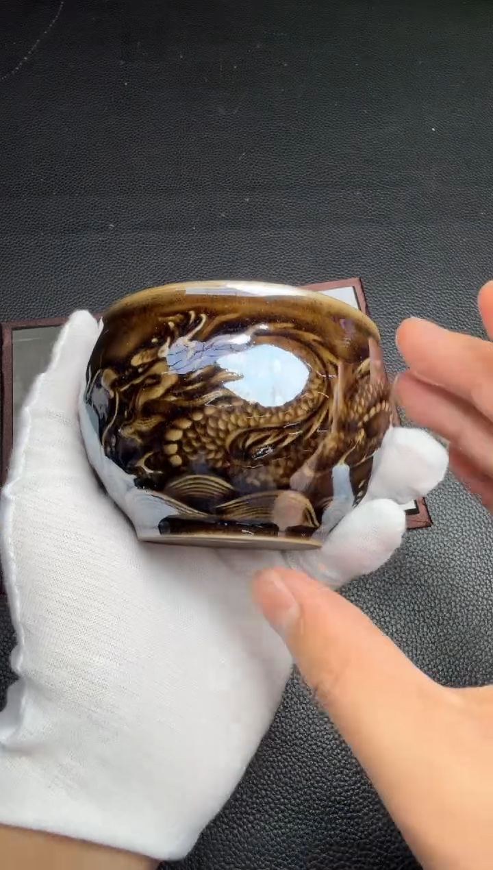 茶盏赖礼同团龙缸6