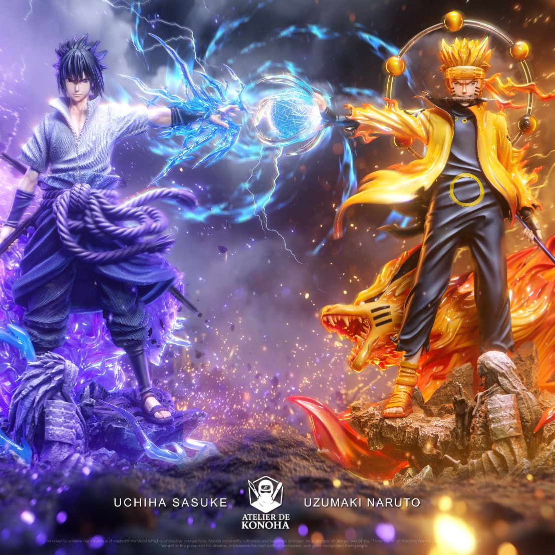 《肥嫂GK》【订】私人定制 ADK火影忍者 鸣人 佐助 6比例 GK雕像