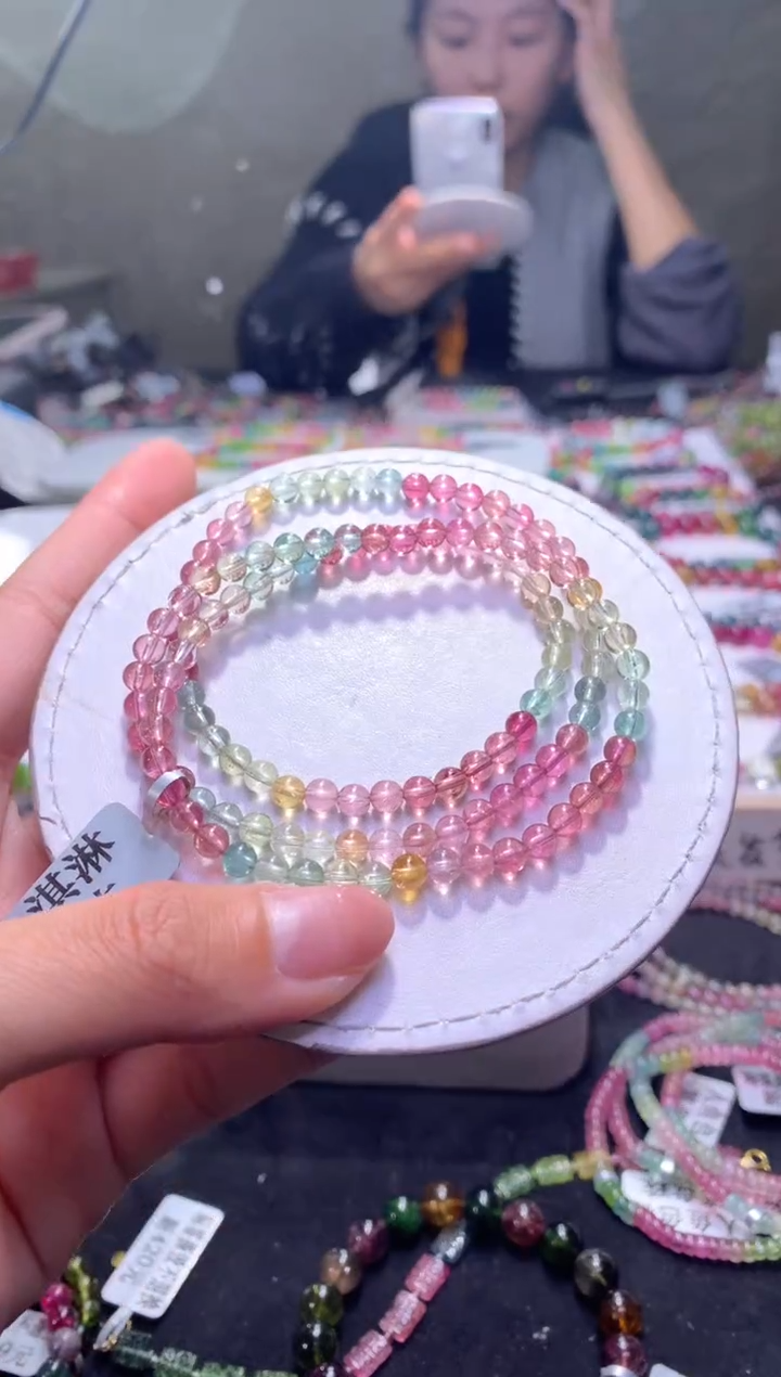 未镶嵌手串碧玺A80【天然碧玺】