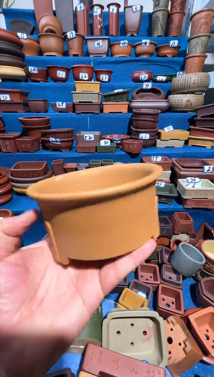 【闪购商品】紫砂紫砂花盆12.5*6