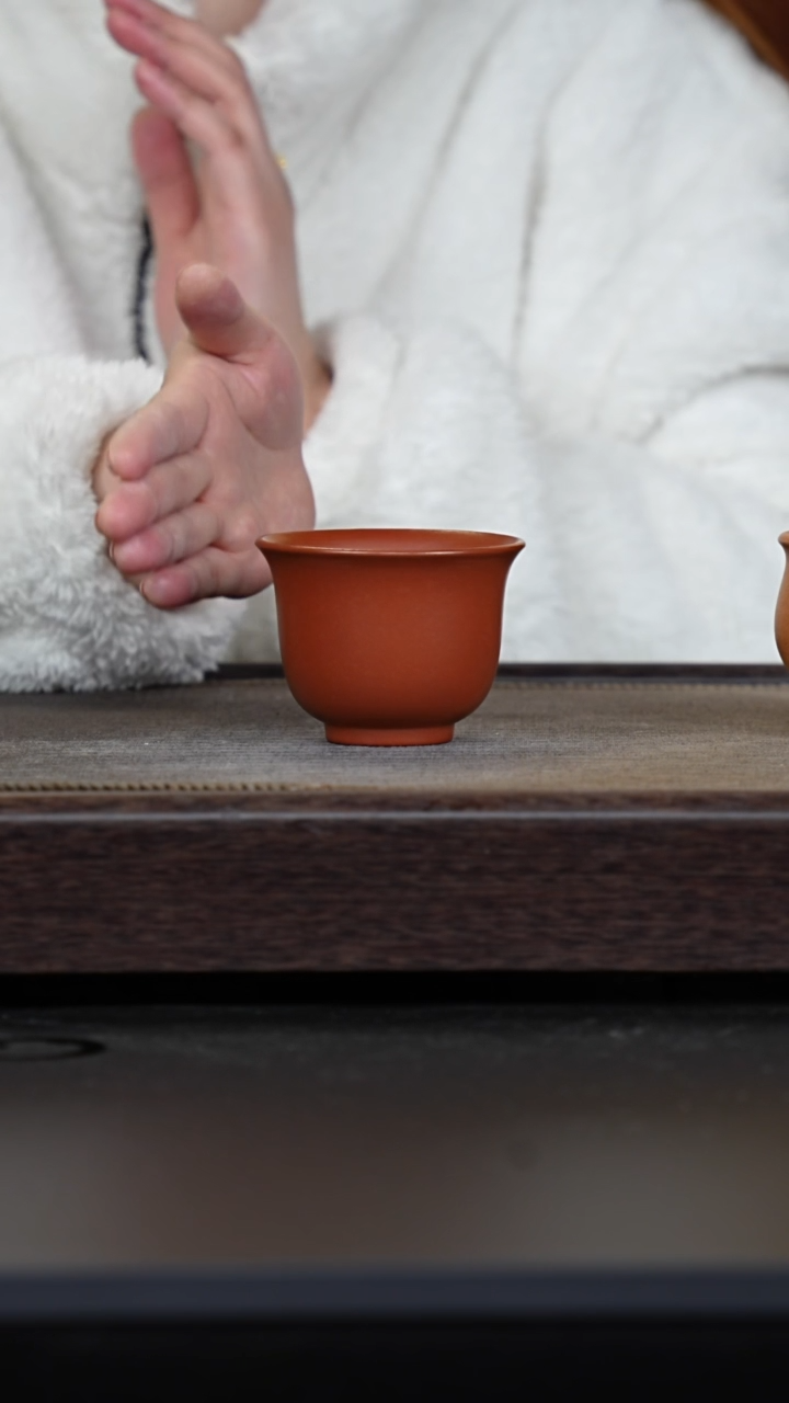 【闪购商品】紫砂茶壶朱泥大红袍 铃铛杯