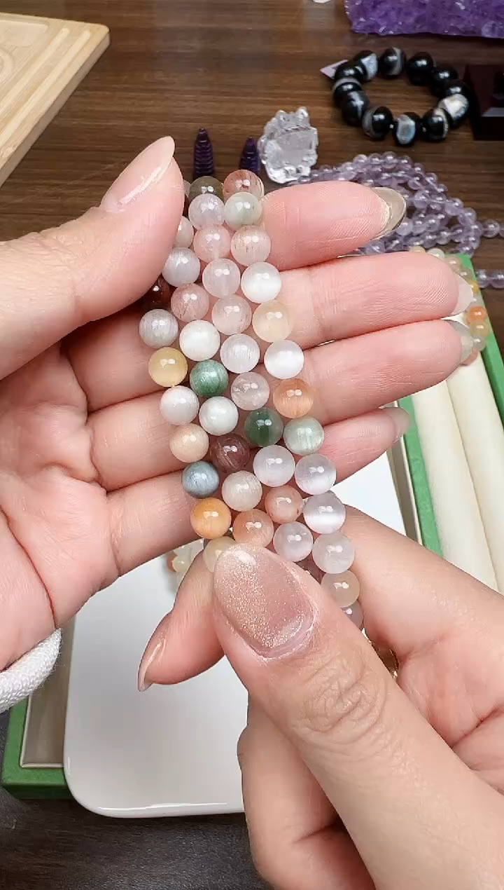 未镶嵌手链水晶悦4070 约6mm 多样性发一件