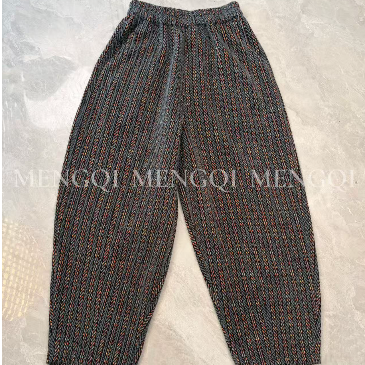 2025澳绒新款时尚休闲冬季保暖显瘦气质百搭宽松舒适哈伦裤