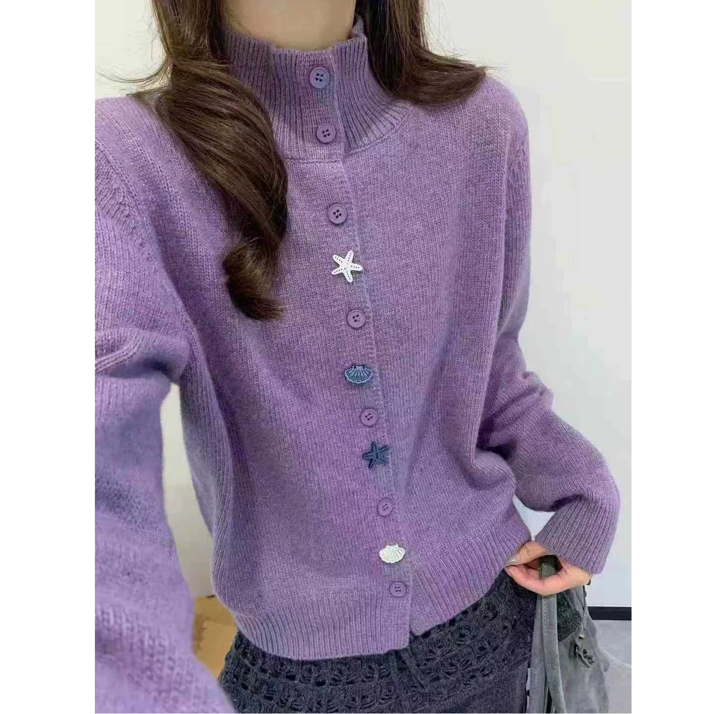 【运费补贴】毛衣女秋冬新款韩系温柔慵懒风超好看针织衫外套上衣