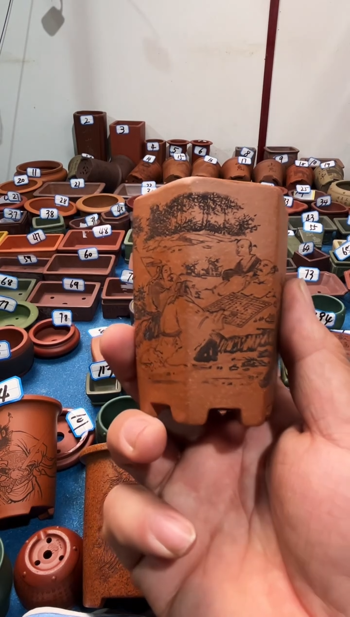 【闪购商品】紫砂紫砂花盆5*7.5