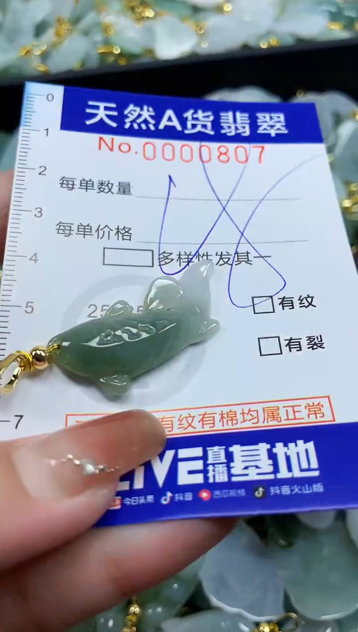 颈饰未镶嵌翡翠天然A货翡翠