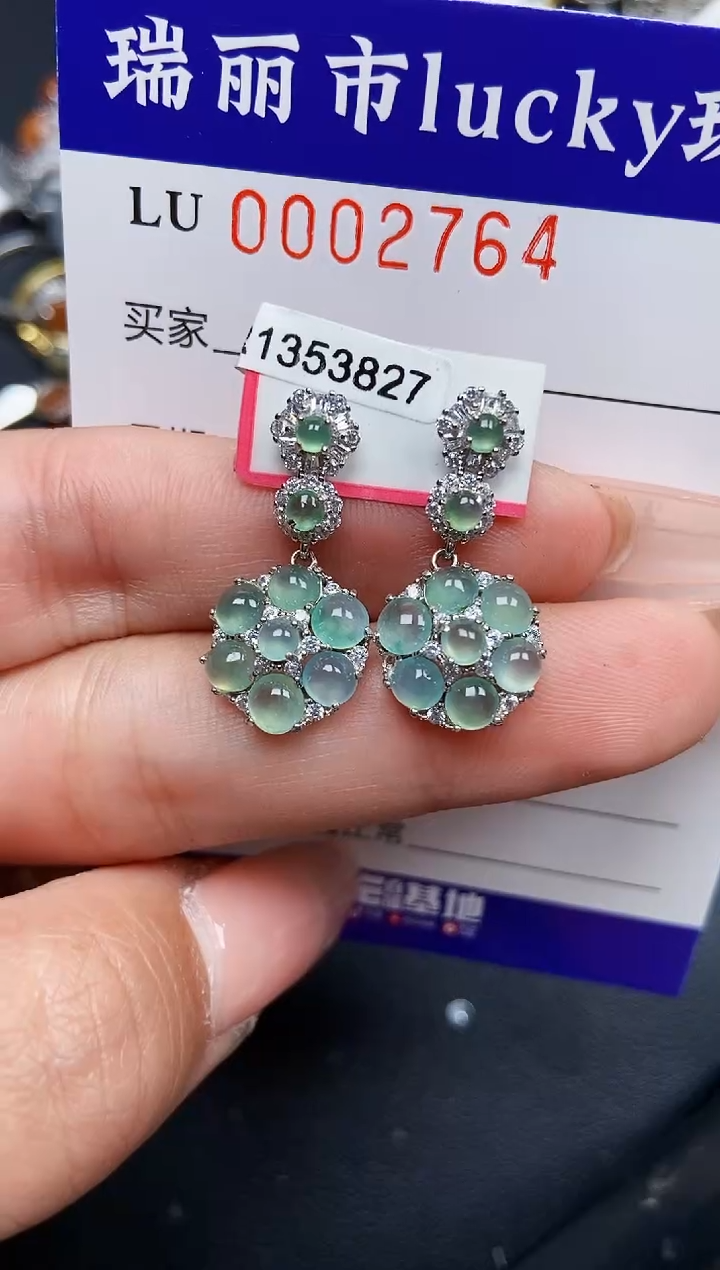 【闪购商品】翡翠颈饰银S925镶嵌2764