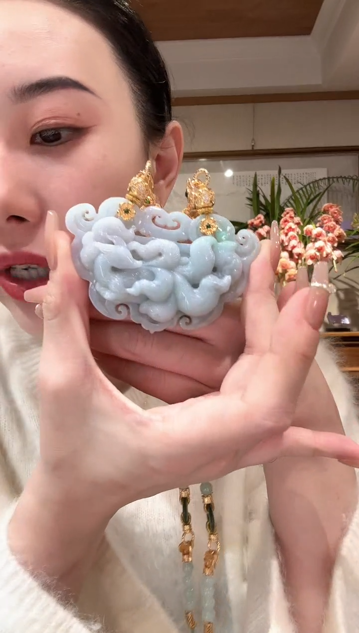 【闪购商品】翡翠颈饰未镶嵌国风