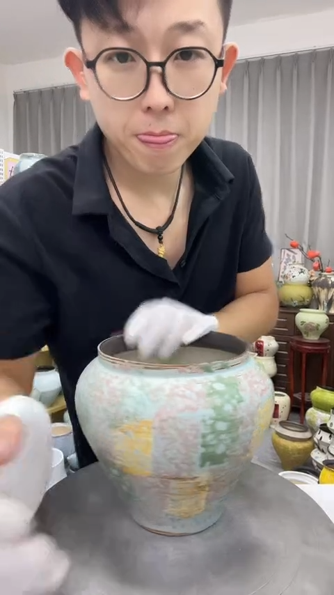     口13.5  高16.5    陶瓷花盆    9.3   直播链接     