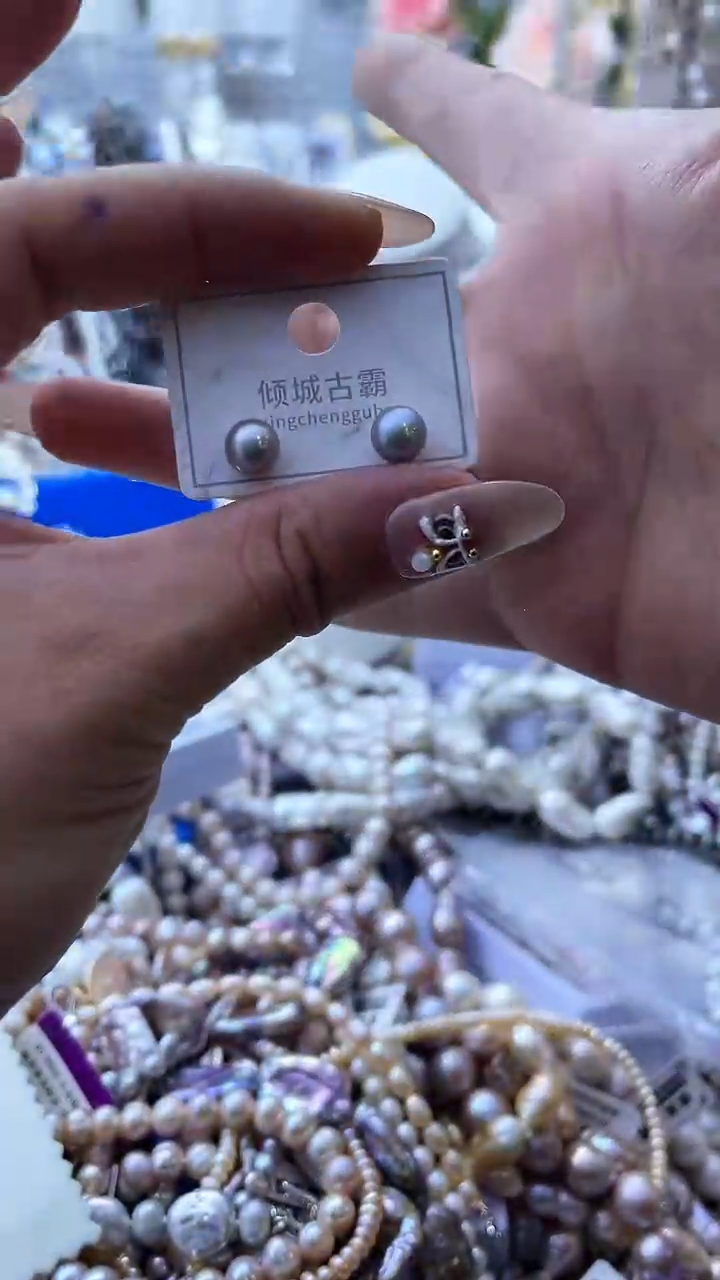 【闪购商品】淡水珍珠耳饰银S925镶嵌369