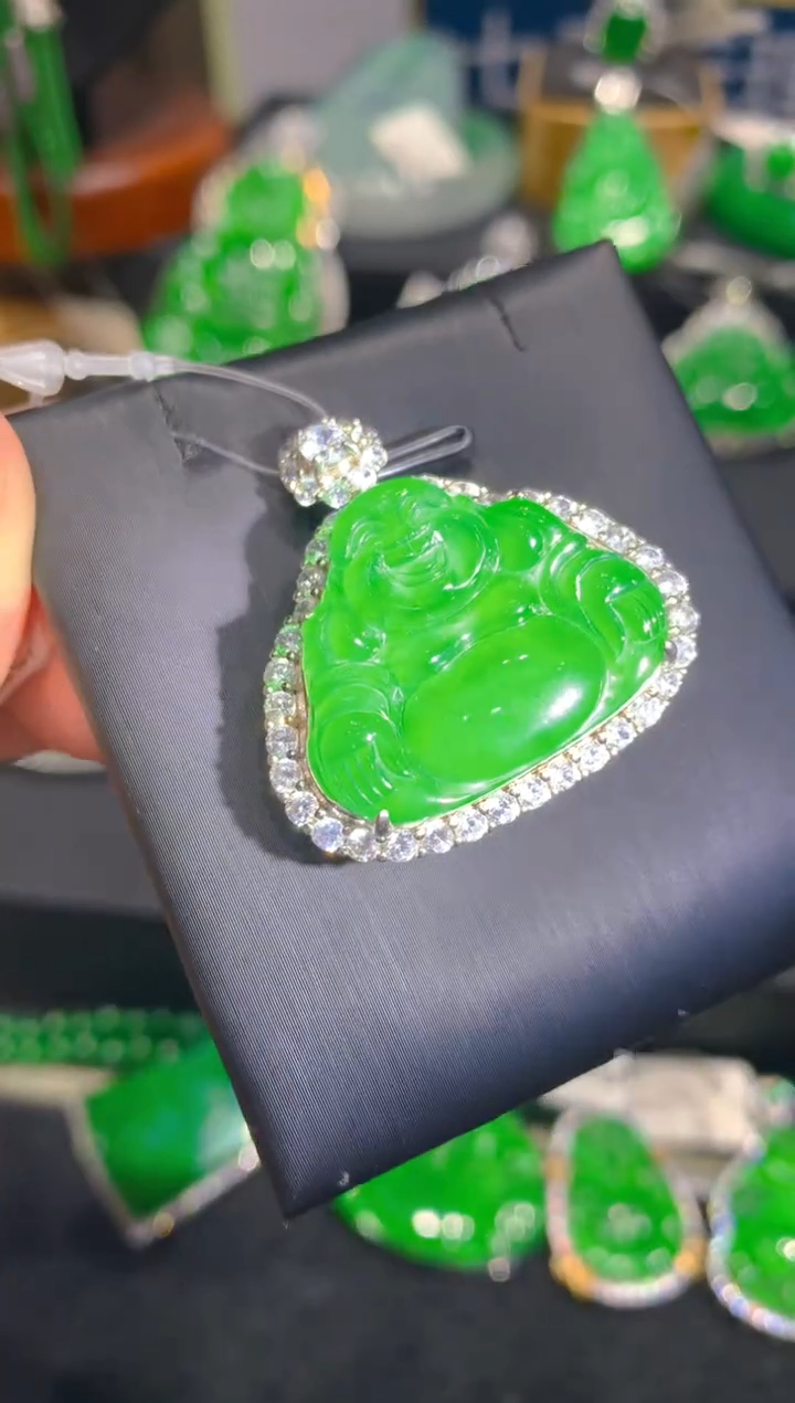 【闪购商品】翡翠颈饰银S925镶嵌7多样性发货（只发一件）