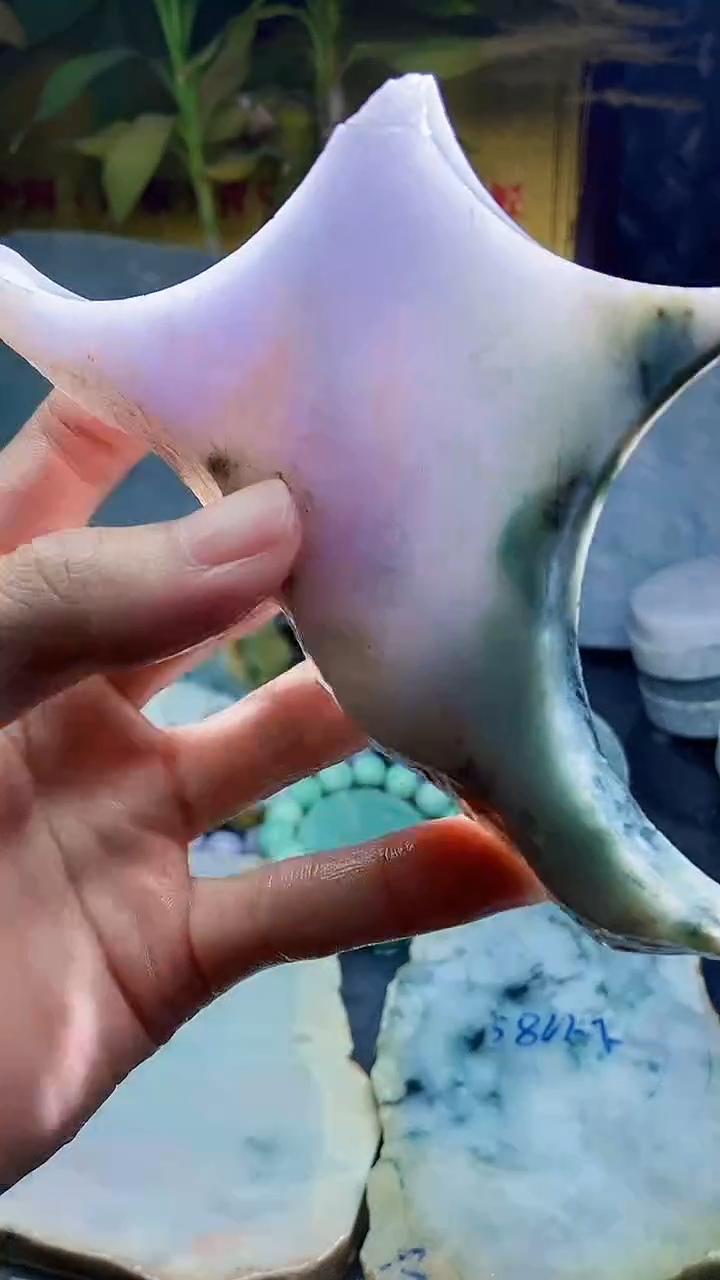 未镶嵌挂件翡翠小雨475