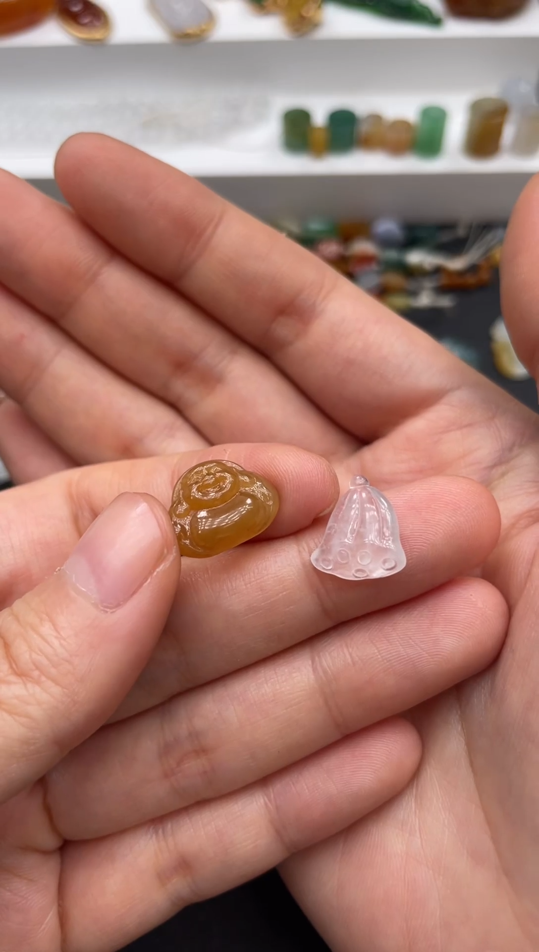 未镶嵌裸石翡翠林*天然缅甸a货翡翠裸石