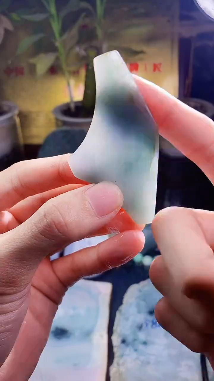 未镶嵌挂件翡翠小雨35