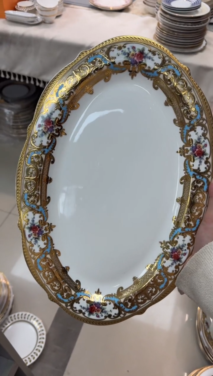 【闪购商品】瓷片14英寸鱼盘福利款 