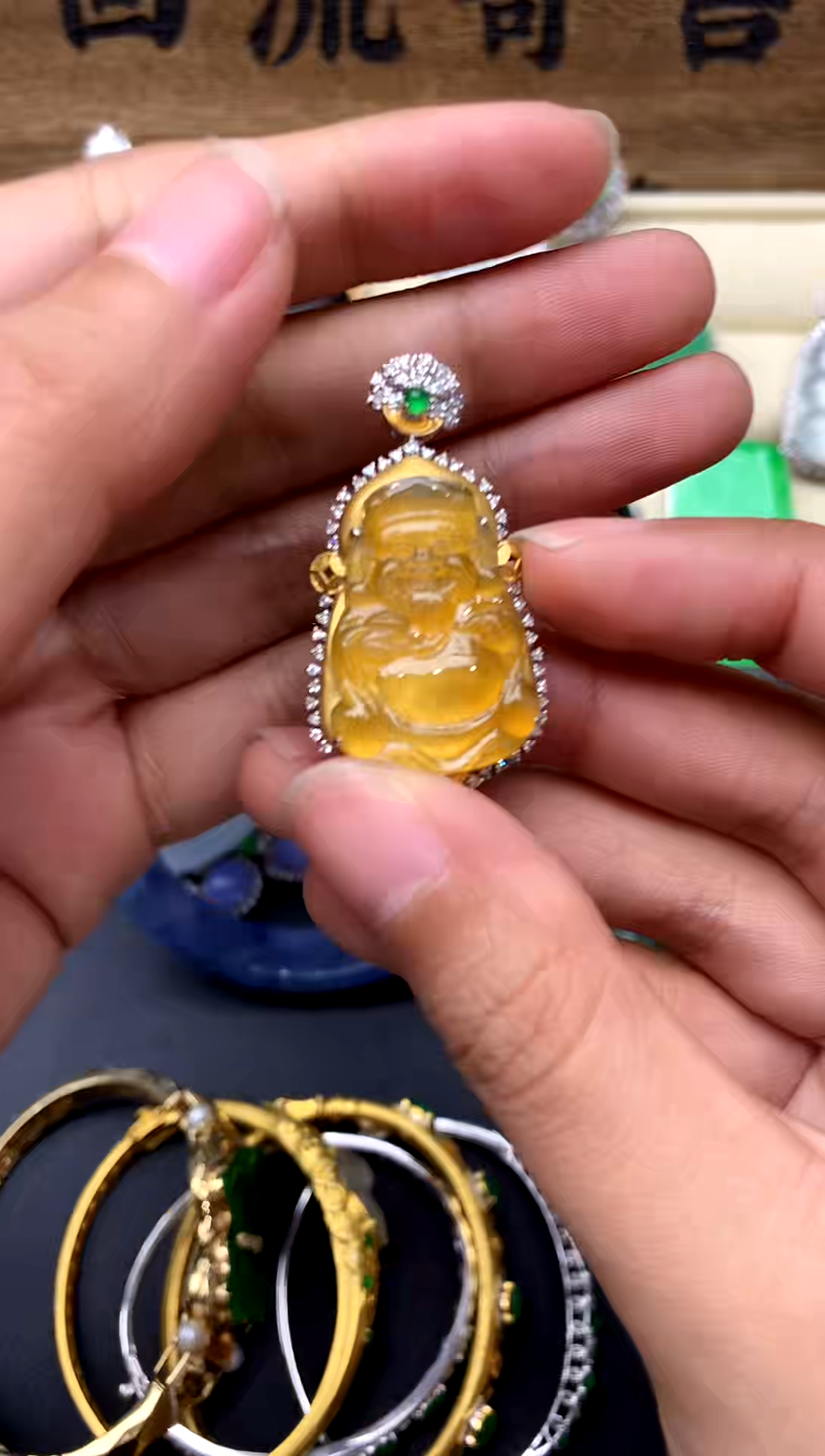 【闪购商品】翡翠颈饰18K金镶嵌336-中国好珍宝