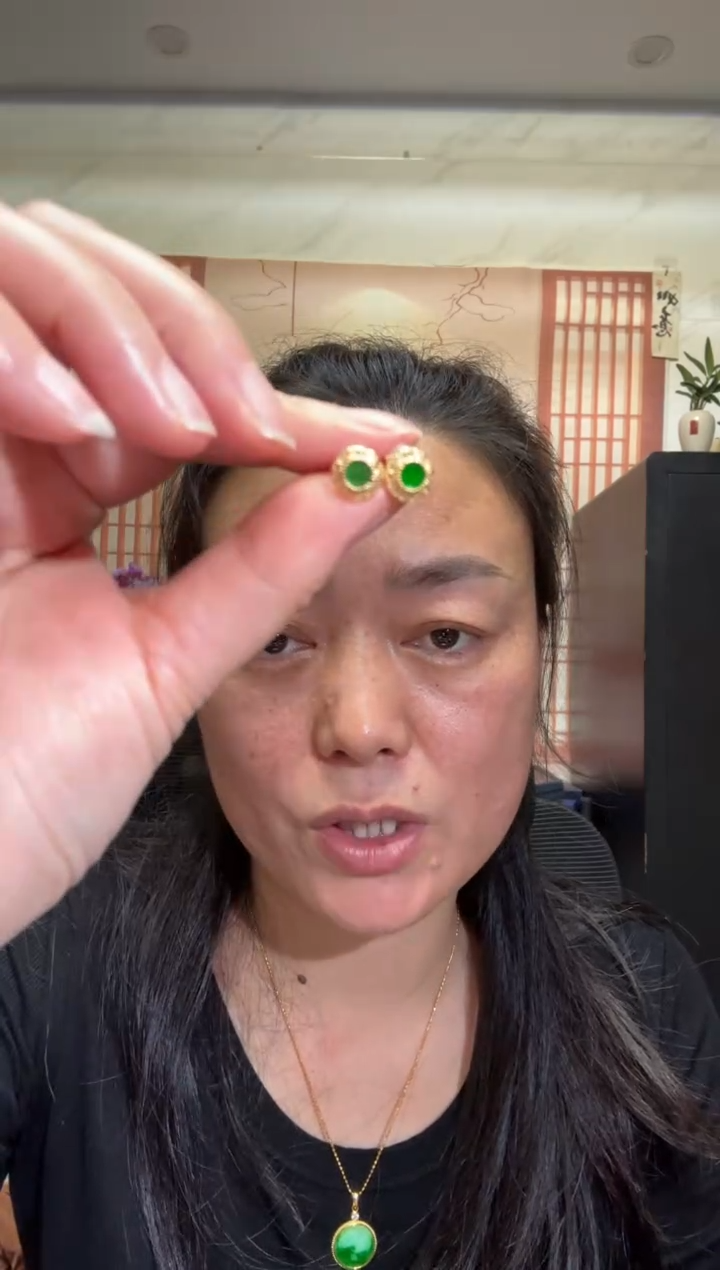 颈饰银S925镶嵌翡翠00006087