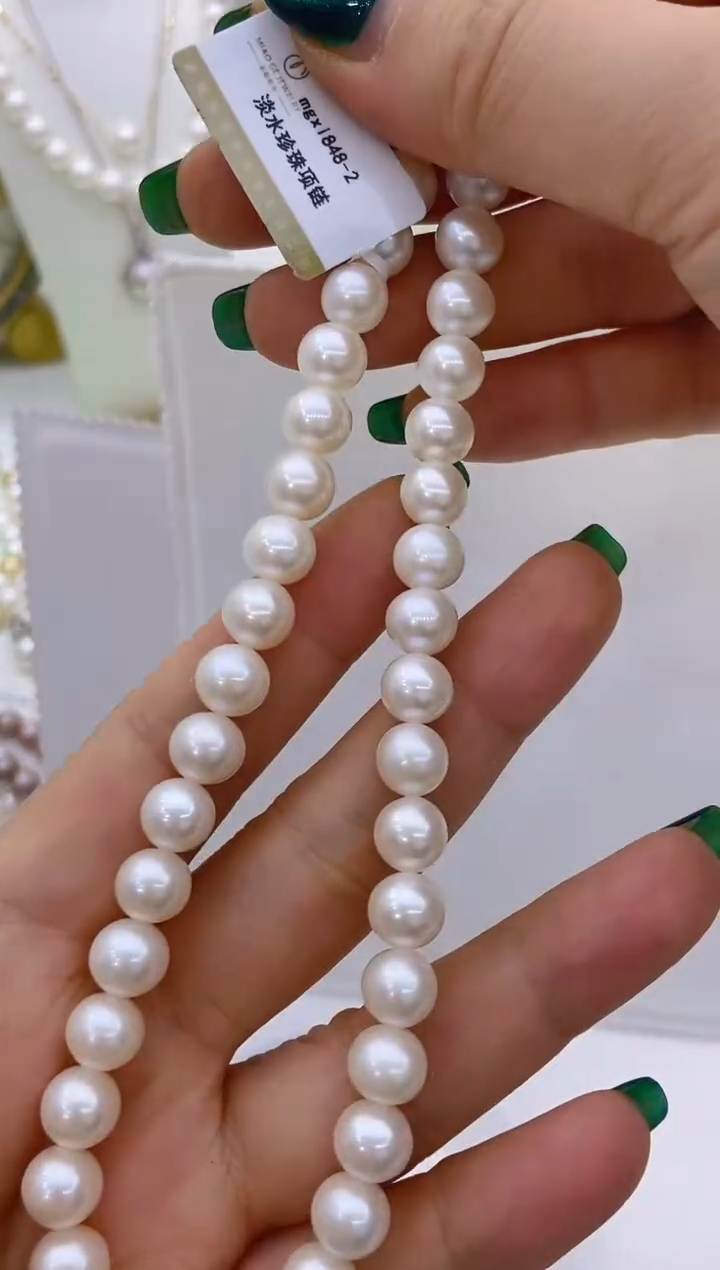 【闪购商品】淡水珍珠项链未镶嵌74 8-8.5mm