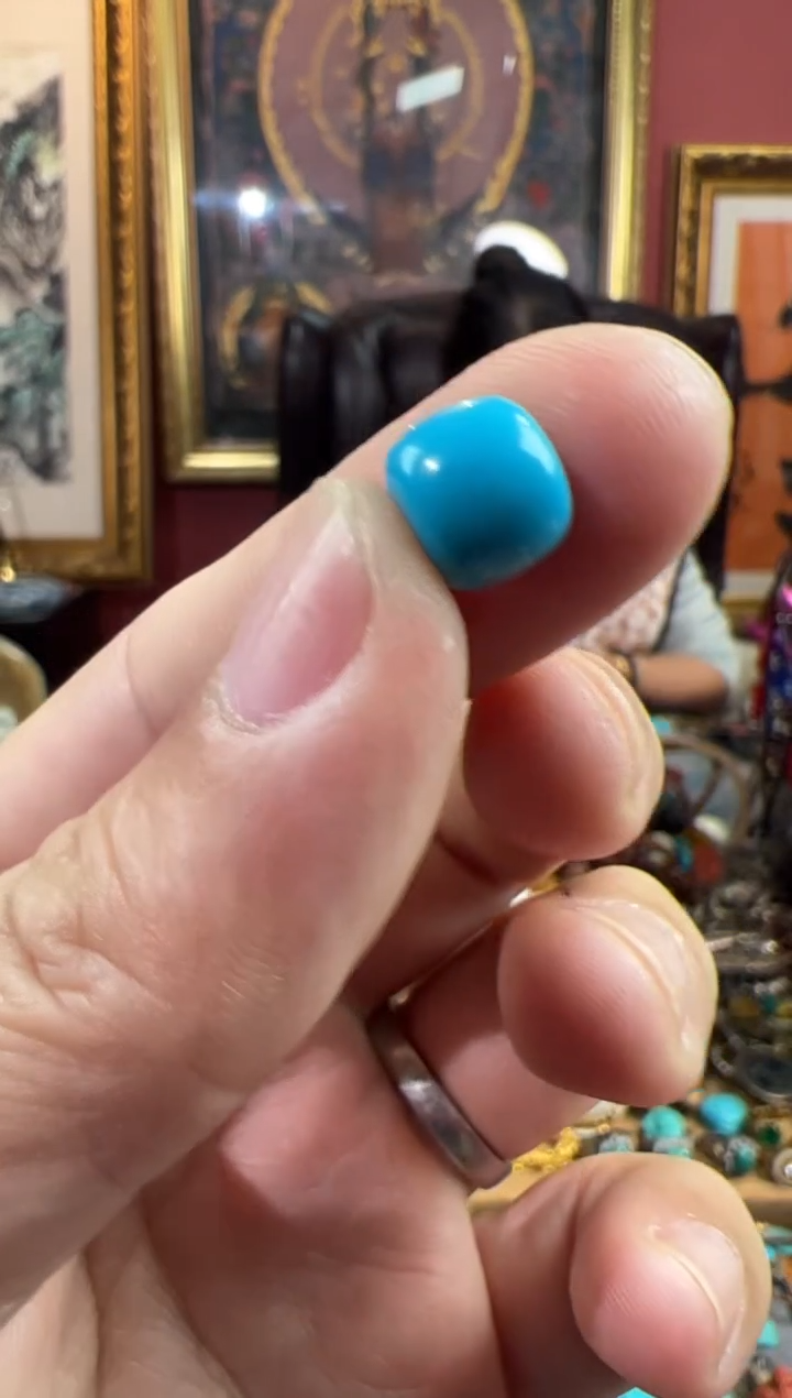 未镶嵌绿松石.40号  绿松石配饰套装ylp9+*8+mm