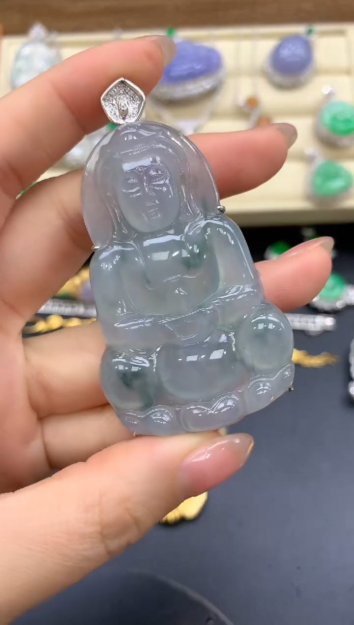 【闪购商品】翡翠颈饰18K金镶嵌579-中国好珍宝