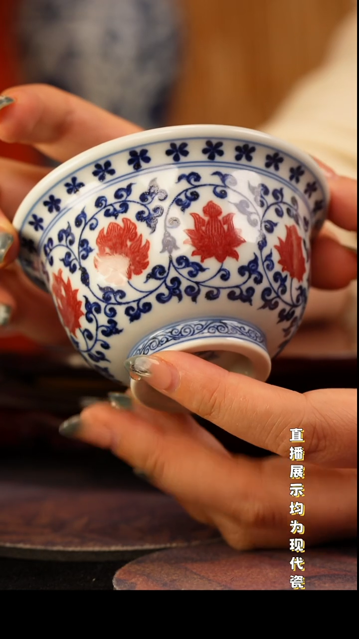 景德镇手工手绘陶瓷杯